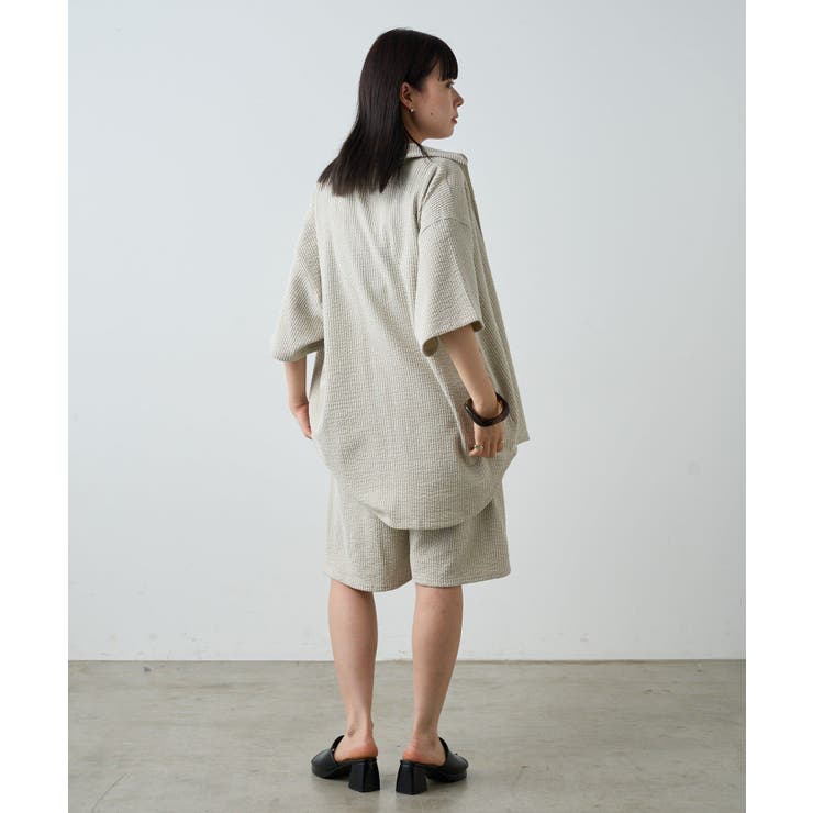 【Kastane】STRETCH SEERSUCKER EASY SHORTS | PAL GROUP OUTLET | 詳細画像6 