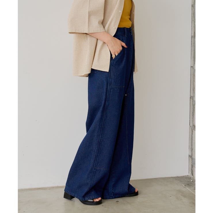 【Kastane】DOUBLE KNEE PAINTER PANTS | PAL GROUP OUTLET | 詳細画像4 