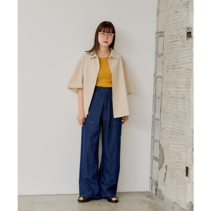 【Kastane】DOUBLE KNEE PAINTER PANTS | PAL GROUP OUTLET | 詳細画像6 