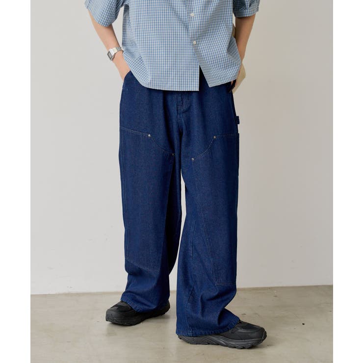 【Kastane】DOUBLE KNEE PAINTER PANTS | PAL GROUP OUTLET | 詳細画像8 