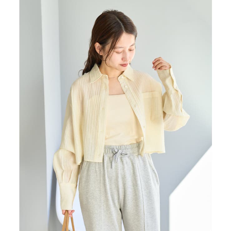 【Kastane】ギンガムバックリボンシャツ | PAL GROUP OUTLET | 詳細画像21 