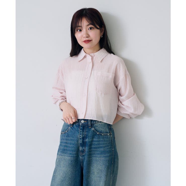 【Kastane】ギンガムバックリボンシャツ | PAL GROUP OUTLET | 詳細画像31 