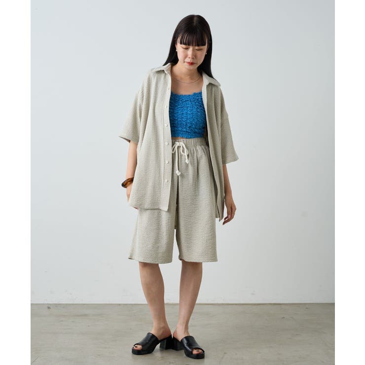 【Kastane】STRETCH SEERSUCKER SHORT | PAL GROUP OUTLET | 詳細画像23 