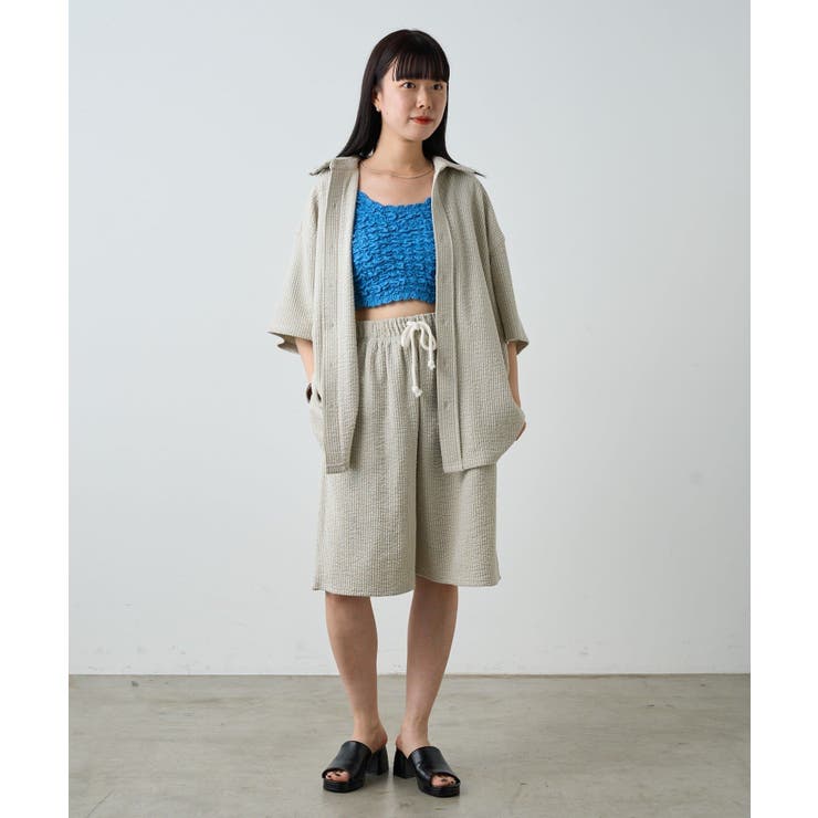 【Kastane】STRETCH SEERSUCKER SHORT | PAL GROUP OUTLET | 詳細画像22 