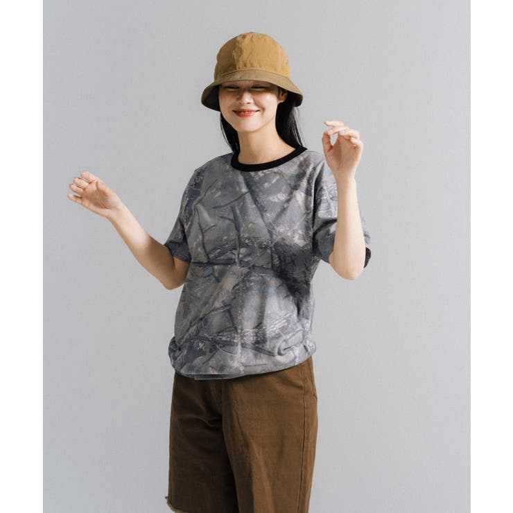 GRY | 【Kastane】CAMOUFLAGE T-SHIRT | PAL GROUP OUTLET