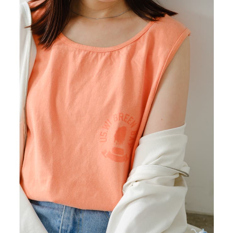 ORG | 【Kastane】SUNFADE LOGO TANK TOP | PAL GROUP OUTLET