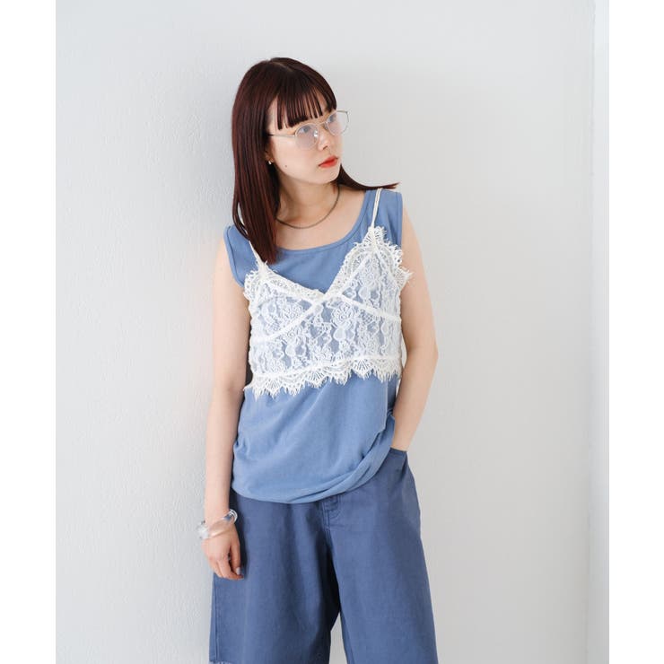 【Kastane】SUNFADE LOGO TANK TOP | PAL GROUP OUTLET | 詳細画像25 