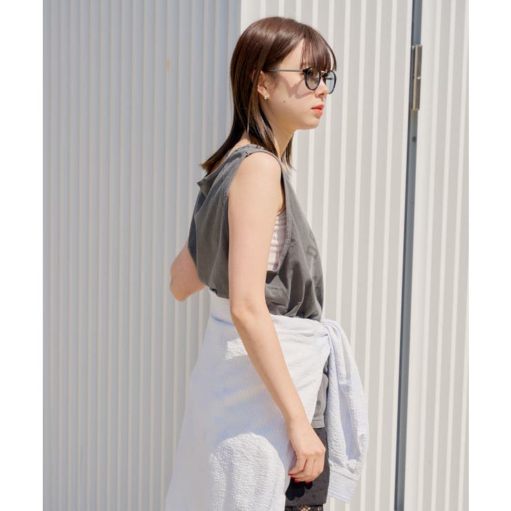 【Kastane】SUNFADE LOGO TANK TOP | PAL GROUP OUTLET | 詳細画像39 