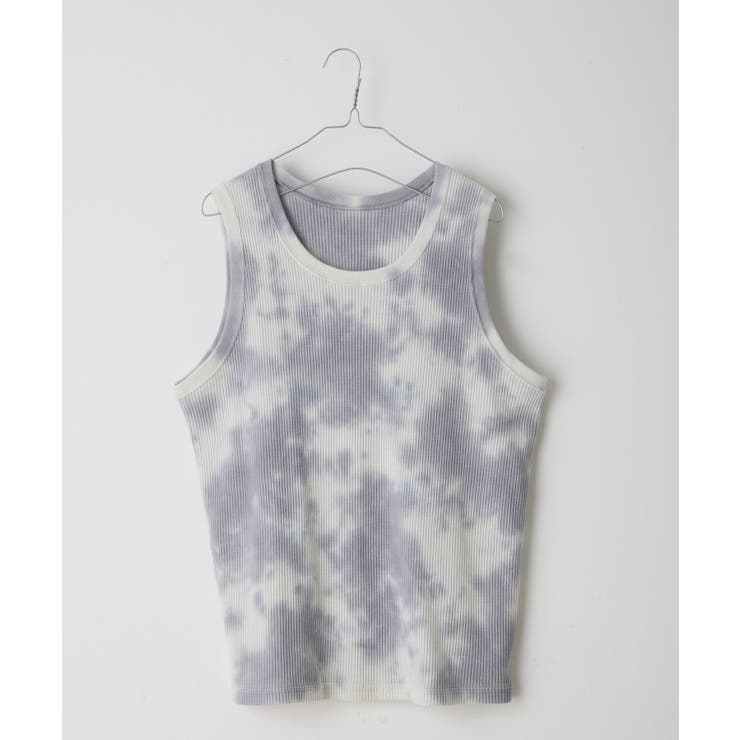 【Kastane】TIE DYED THERMAL TANK TOP | PAL GROUP OUTLET | 詳細画像14 