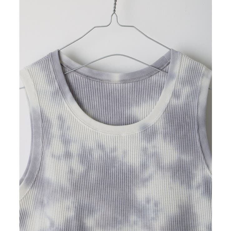 【Kastane】TIE DYED THERMAL TANK TOP | PAL GROUP OUTLET | 詳細画像17 