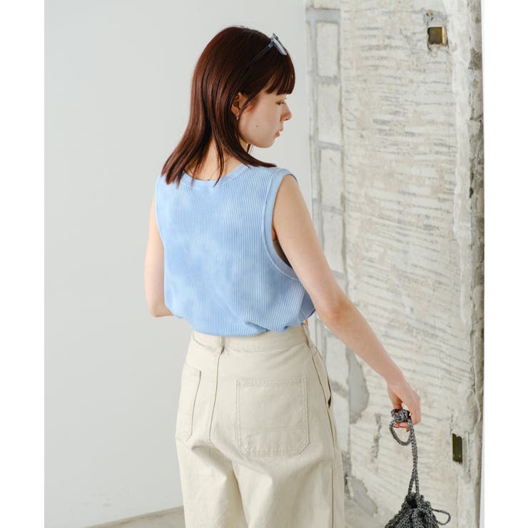 【Kastane】TIE DYED THERMAL TANK TOP | PAL GROUP OUTLET | 詳細画像20 