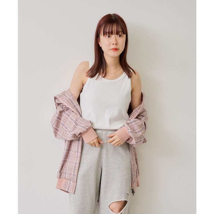 【Kastane】RIBBED TANK TOP | PAL GROUP OUTLET | 詳細画像1 