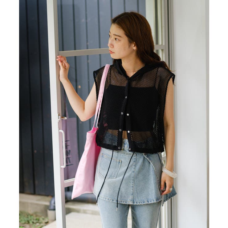 【Kastane】メッシュノースリパーカー | PAL GROUP OUTLET | 詳細画像10 