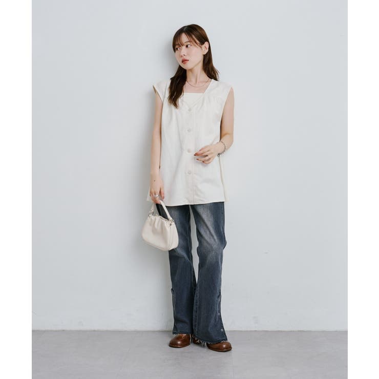 【Kastane】B 編み上げベスト | PAL GROUP OUTLET | 詳細画像8 