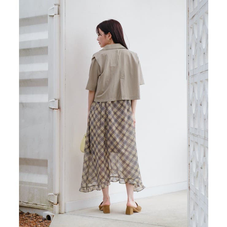 【Kastane】半袖タックジャケット | PAL GROUP OUTLET | 詳細画像13 