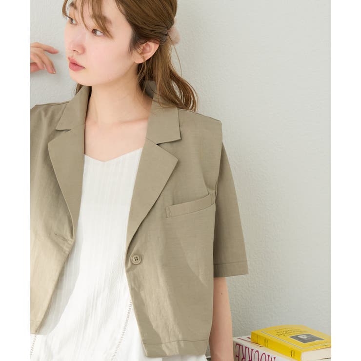 【Kastane】半袖タックジャケット | PAL GROUP OUTLET | 詳細画像14 