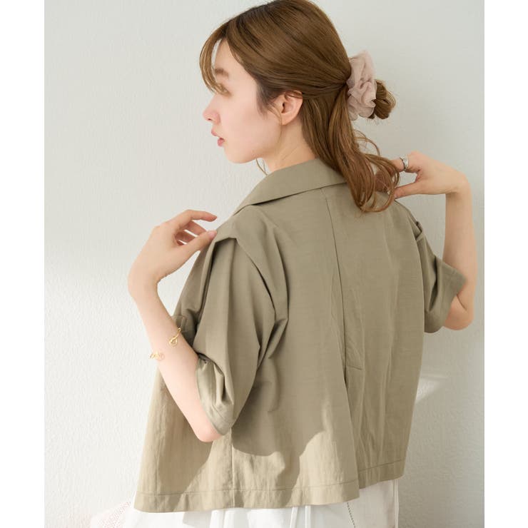 【Kastane】半袖タックジャケット | PAL GROUP OUTLET | 詳細画像15 