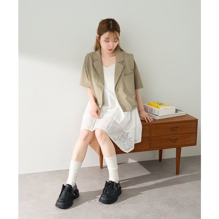 【Kastane】半袖タックジャケット | PAL GROUP OUTLET | 詳細画像17 