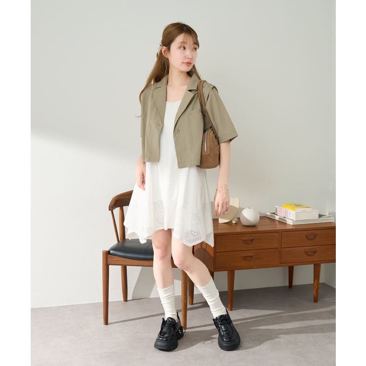 【Kastane】半袖タックジャケット | PAL GROUP OUTLET | 詳細画像18 