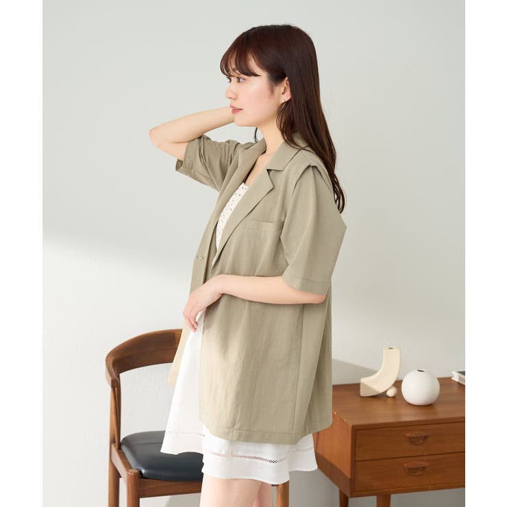 【Kastane】半袖タックジャケット | PAL GROUP OUTLET | 詳細画像37 