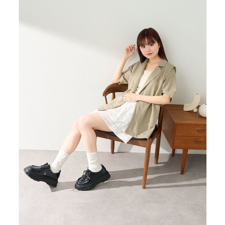 【Kastane】半袖タックジャケット | PAL GROUP OUTLET | 詳細画像39 