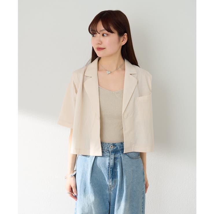 【Kastane】半袖タックジャケット | PAL GROUP OUTLET | 詳細画像43 