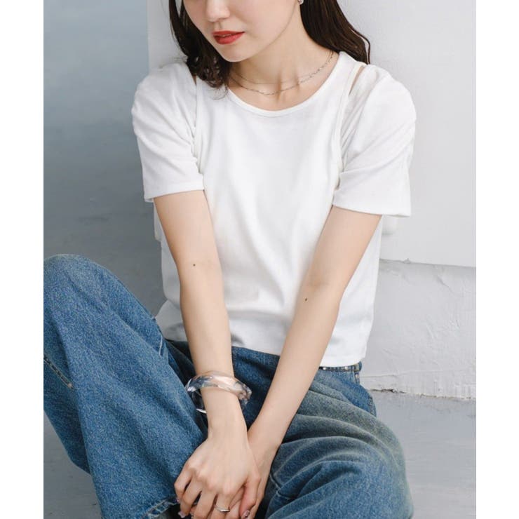 OFF | 【Kastane】リブレイヤードTEE | PAL GROUP OUTLET