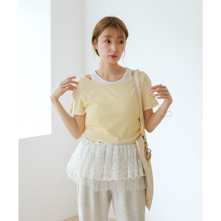 【Kastane】リブレイヤードTEE | PAL GROUP OUTLET | 詳細画像10 