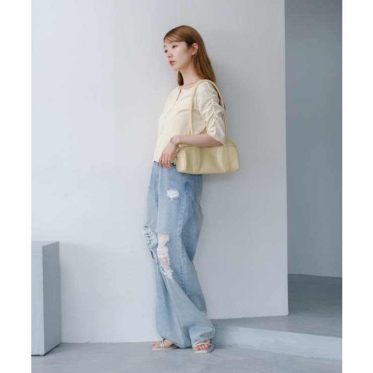 【Kastane】サーマルパフカーディガン半袖 | PAL GROUP OUTLET | 詳細画像12 