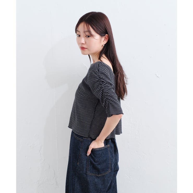 【Kastane】サーマルパフカーディガン半袖 | PAL GROUP OUTLET | 詳細画像14 