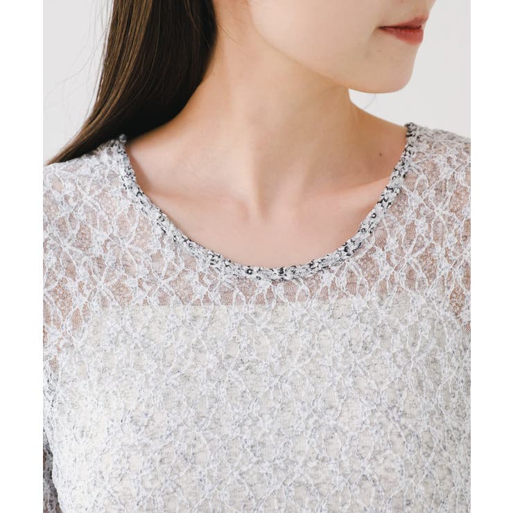 【Kastane】レースフラワープリントTEE | PAL GROUP OUTLET | 詳細画像15 