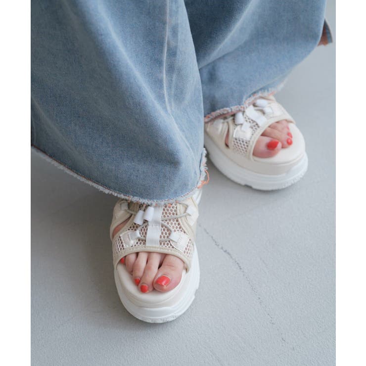 【Kastane】厚底スニーカーソールサンダル | PAL GROUP OUTLET | 詳細画像1 