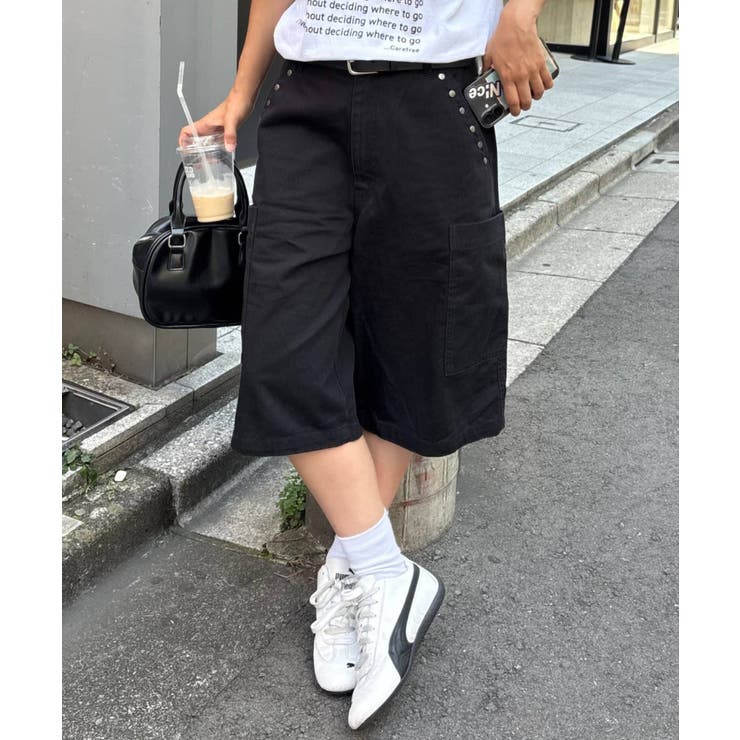 CIAOPANIC TYPY】ハーフスタッズカーゴパンツ[品番：PALW0007803]｜PAL