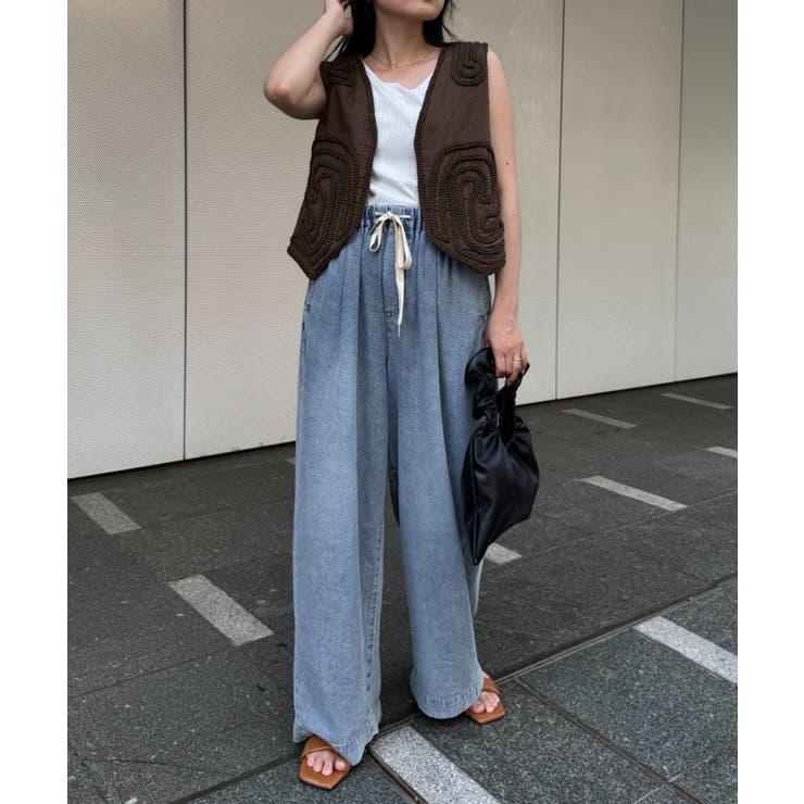 【CIAOPANIC TYPY】【India】ロープ刺繍ベスト | PAL GROUP OUTLET | 詳細画像10 