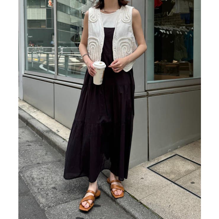 【CIAOPANIC TYPY】【India】ロープ刺繍ベスト | PAL GROUP OUTLET | 詳細画像20 