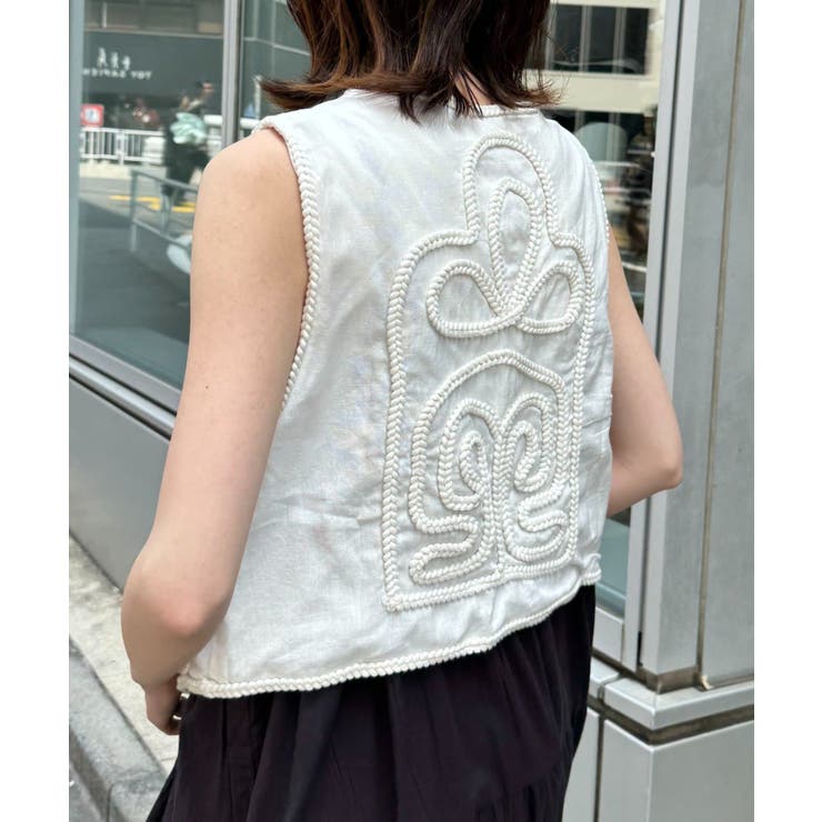 【CIAOPANIC TYPY】【India】ロープ刺繍ベスト | PAL GROUP OUTLET | 詳細画像16 