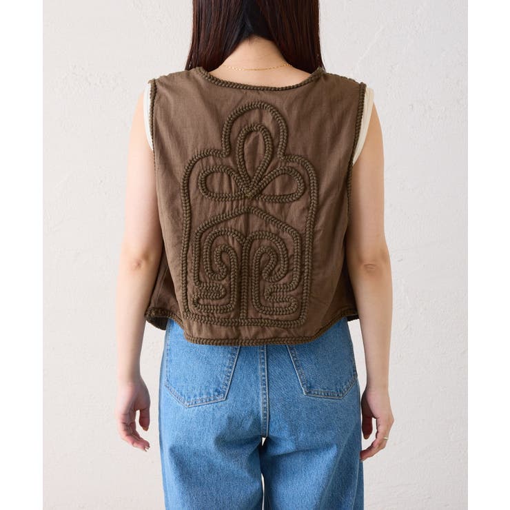 【CIAOPANIC TYPY】【India】ロープ刺繍ベスト | PAL GROUP OUTLET | 詳細画像31 