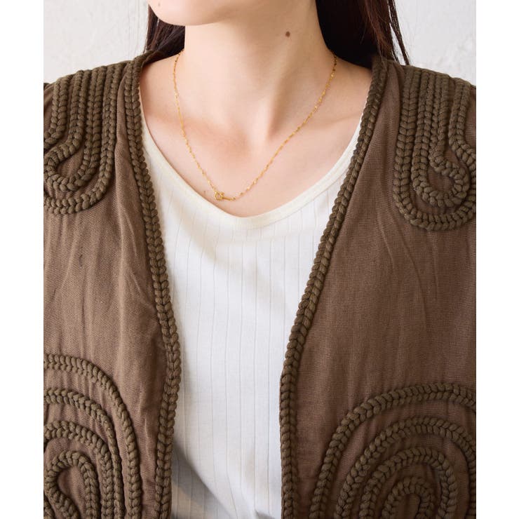 【CIAOPANIC TYPY】【India】ロープ刺繍ベスト | PAL GROUP OUTLET | 詳細画像33 