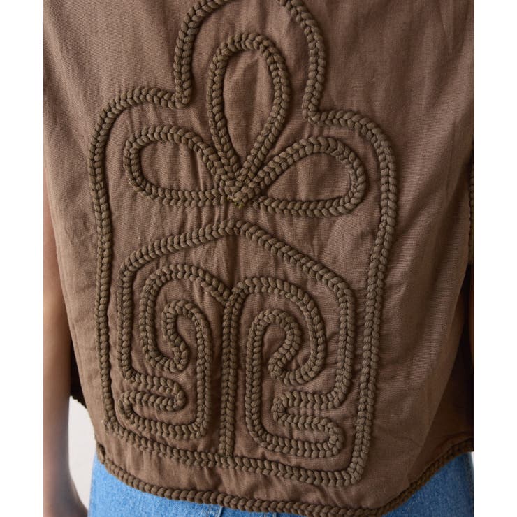 【CIAOPANIC TYPY】【India】ロープ刺繍ベスト | PAL GROUP OUTLET | 詳細画像35 