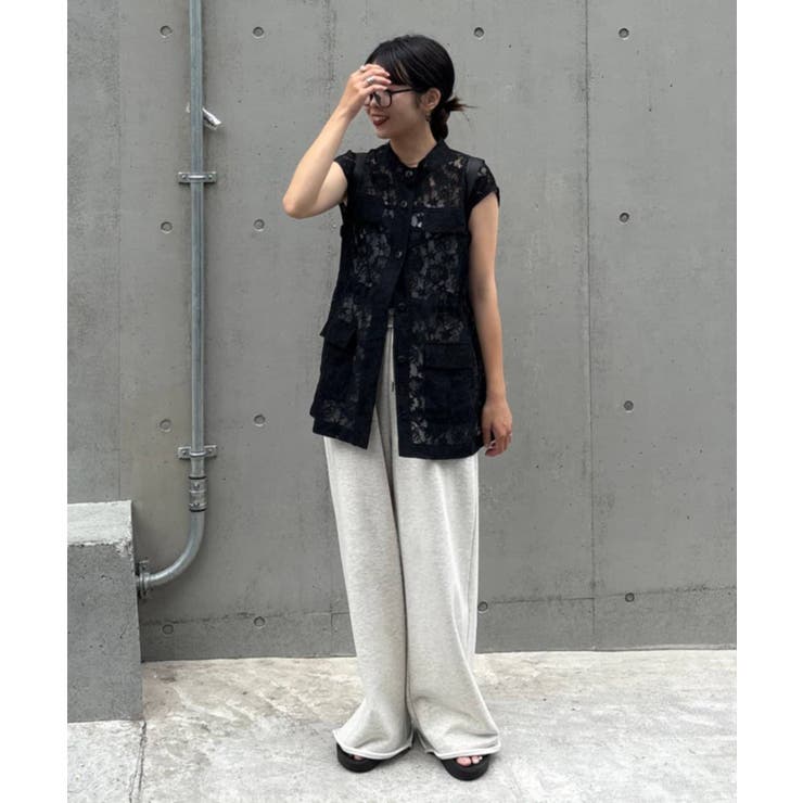 【CIAOPANIC TYPY】レースミリタリーベスト | PAL GROUP OUTLET | 詳細画像5 