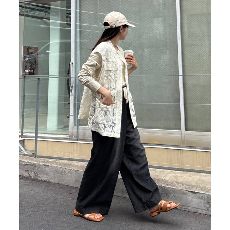 【CIAOPANIC TYPY】レースミリタリーベスト | PAL GROUP OUTLET | 詳細画像9 