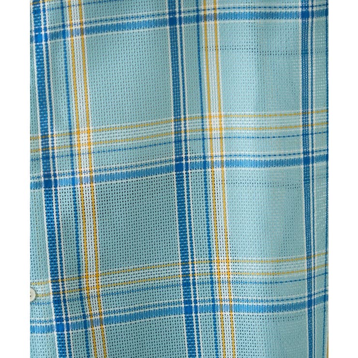 【CIAOPANIC TYPY】バスケット編みメッシュチェックシャツ | PAL GROUP OUTLET | 詳細画像12 