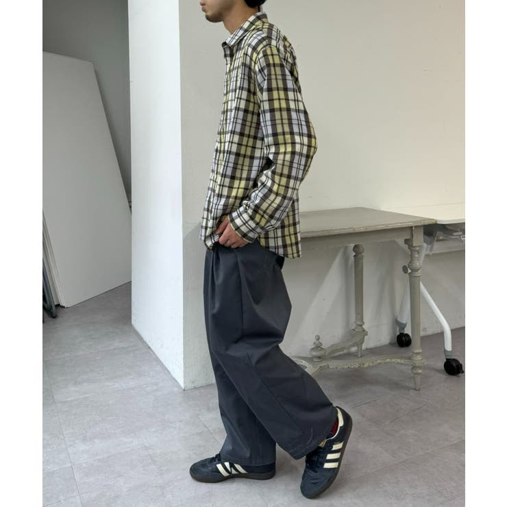 【CIAOPANIC TYPY】バスケット編みメッシュチェックシャツ | PAL GROUP OUTLET | 詳細画像15 