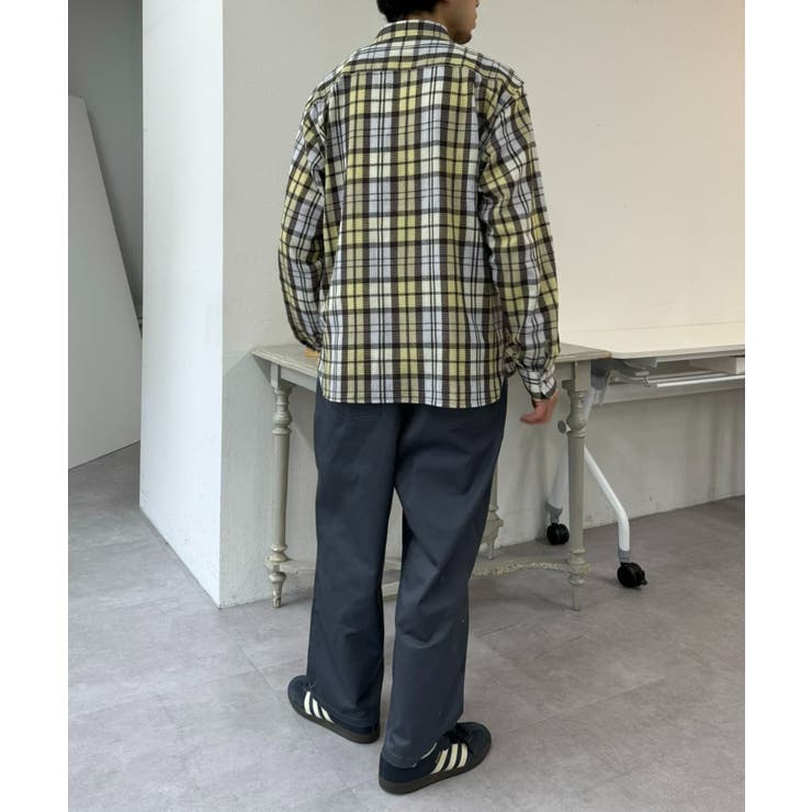【CIAOPANIC TYPY】バスケット編みメッシュチェックシャツ | PAL GROUP OUTLET | 詳細画像16 