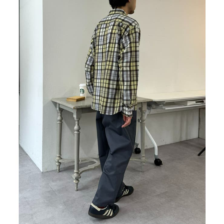 【CIAOPANIC TYPY】バスケット編みメッシュチェックシャツ | PAL GROUP OUTLET | 詳細画像17 