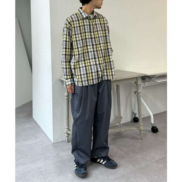 【CIAOPANIC TYPY】バスケット編みメッシュチェックシャツ | PAL GROUP OUTLET | 詳細画像18 