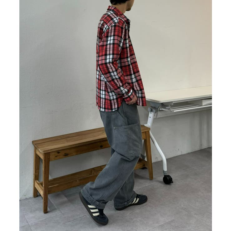 【CIAOPANIC TYPY】バスケット編みメッシュチェックシャツ | PAL GROUP OUTLET | 詳細画像30 