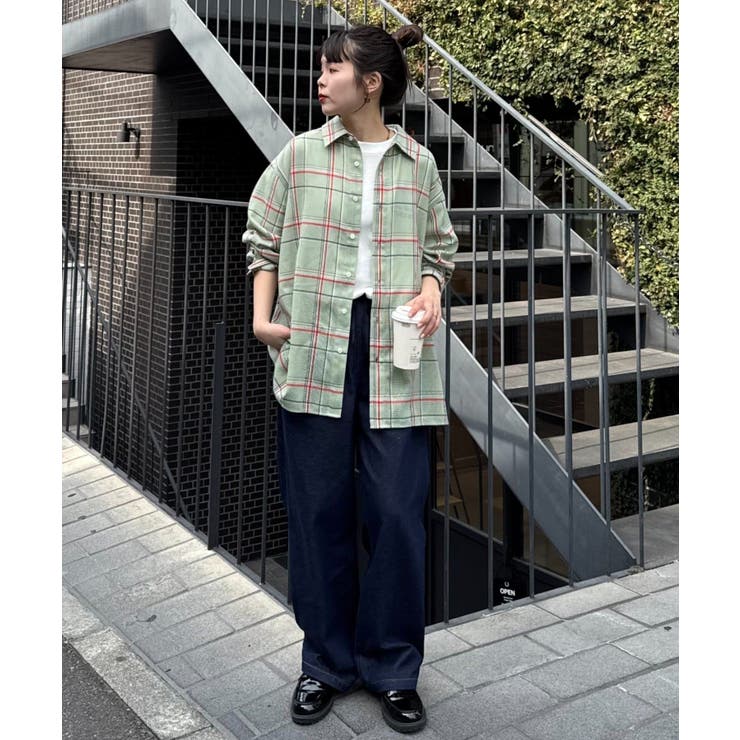 【CIAOPANIC TYPY】バスケット編みメッシュチェックシャツ | PAL GROUP OUTLET | 詳細画像43 