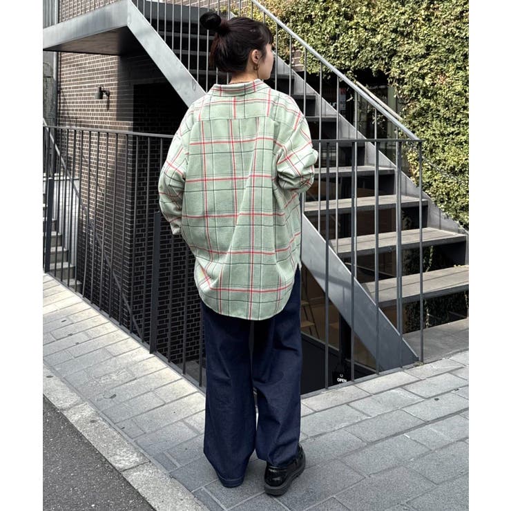 【CIAOPANIC TYPY】バスケット編みメッシュチェックシャツ | PAL GROUP OUTLET | 詳細画像45 