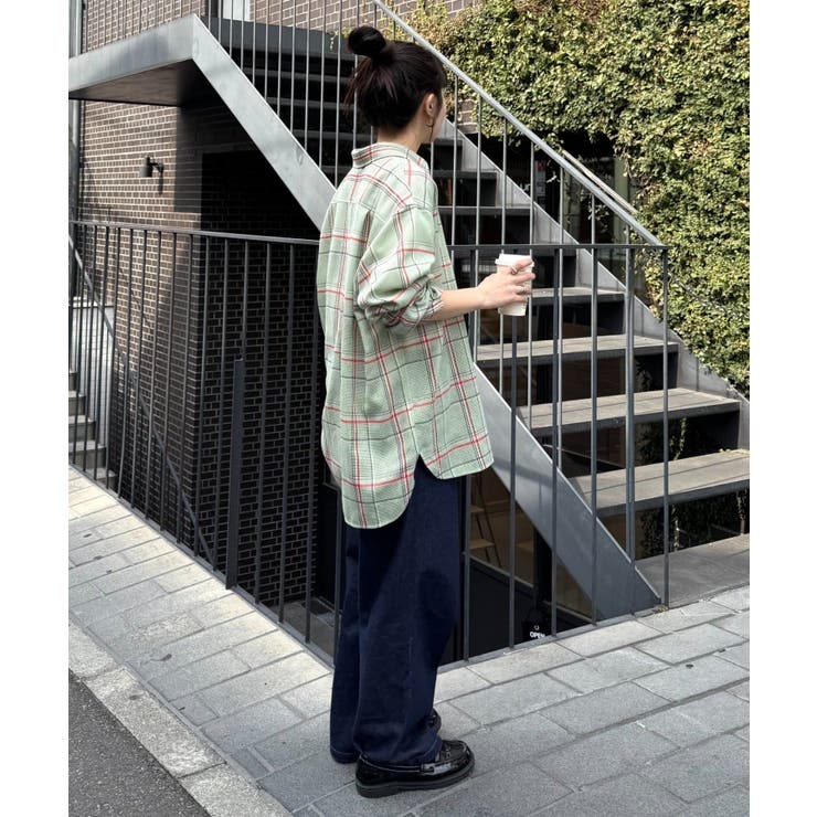 【CIAOPANIC TYPY】バスケット編みメッシュチェックシャツ | PAL GROUP OUTLET | 詳細画像46 